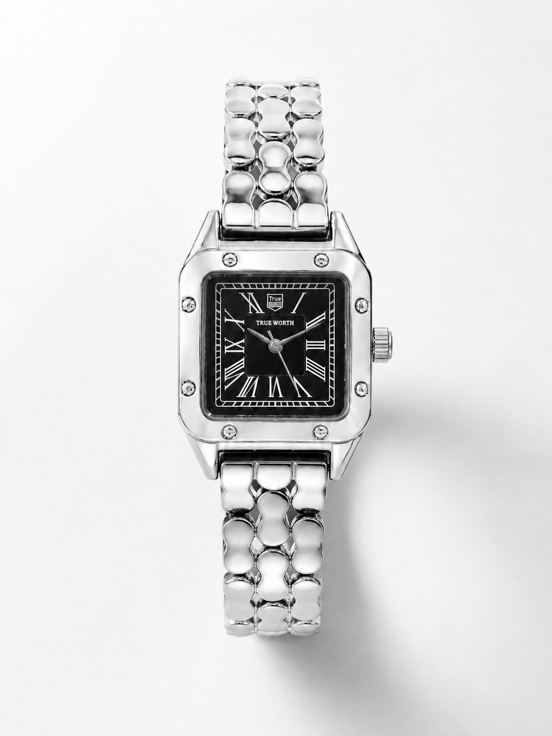 TRUE WORTH VINTAGE-Two Tone(Silver/Black)