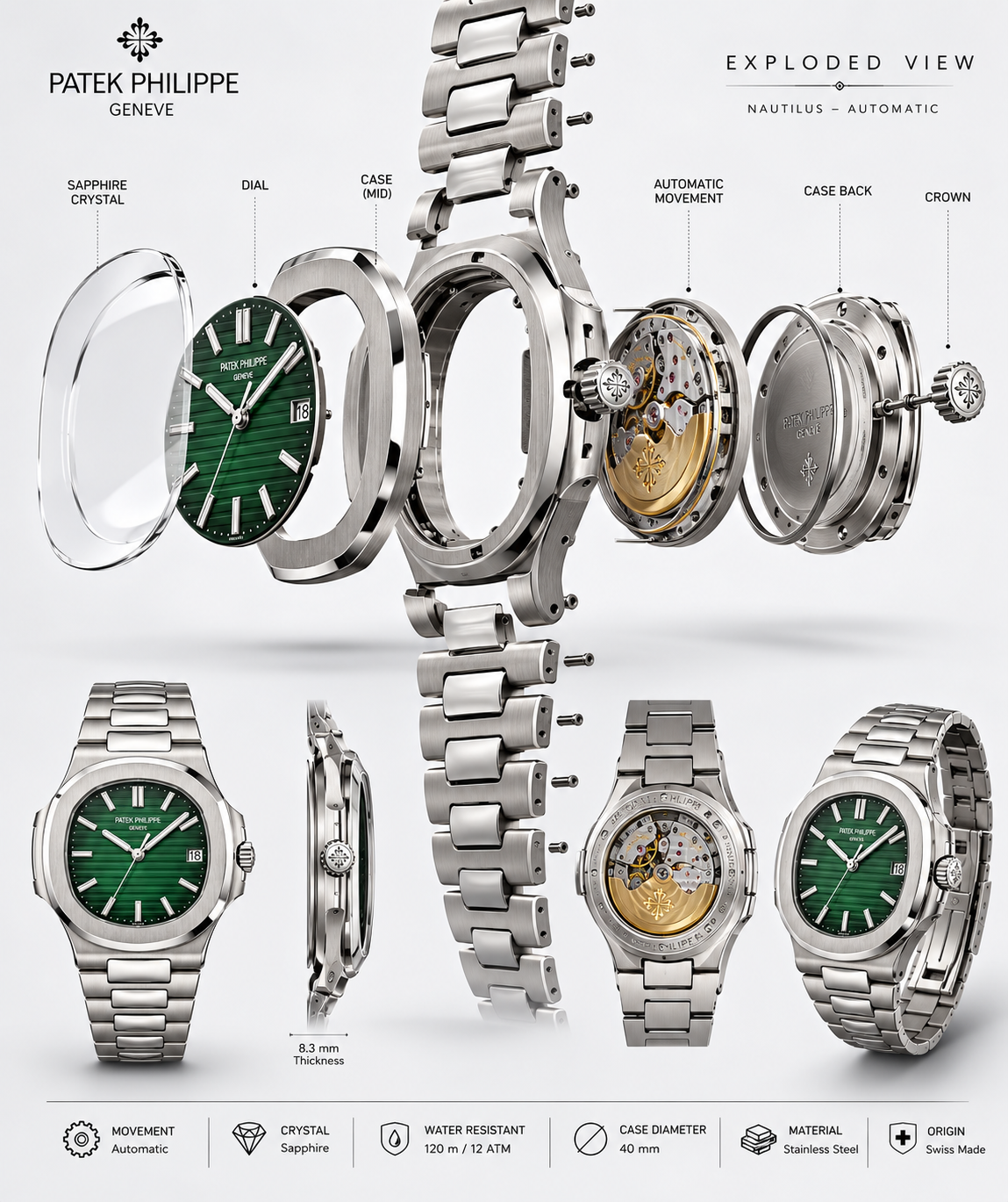 PATEK PHILIPPE –  Olive Green Edition