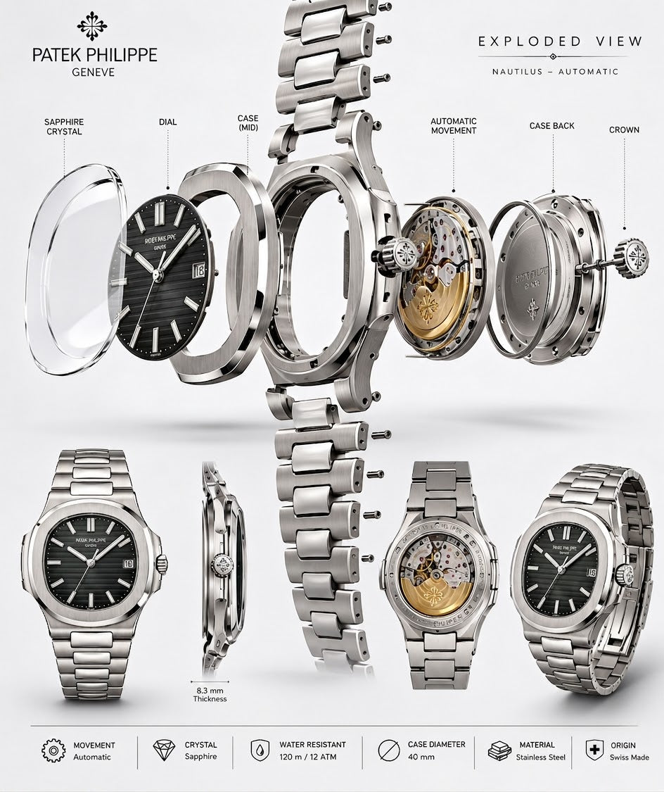 PATEK PHILIPPE – Charcoal Edition