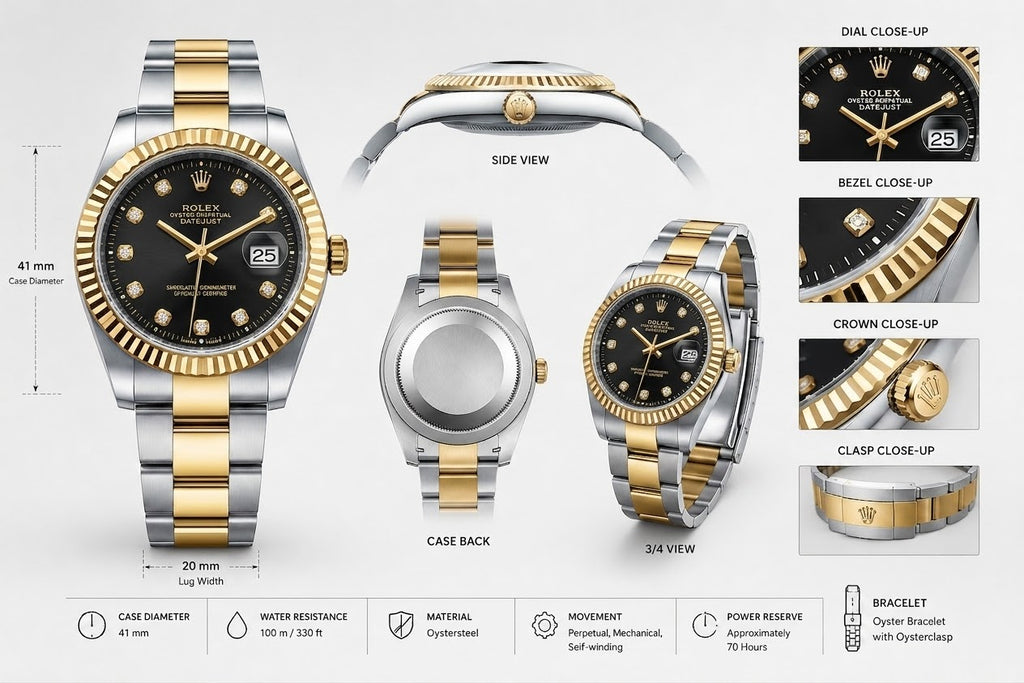 ROLEX OYSTER PREPERTUAL–Two Tone(Gold/Black)Edition