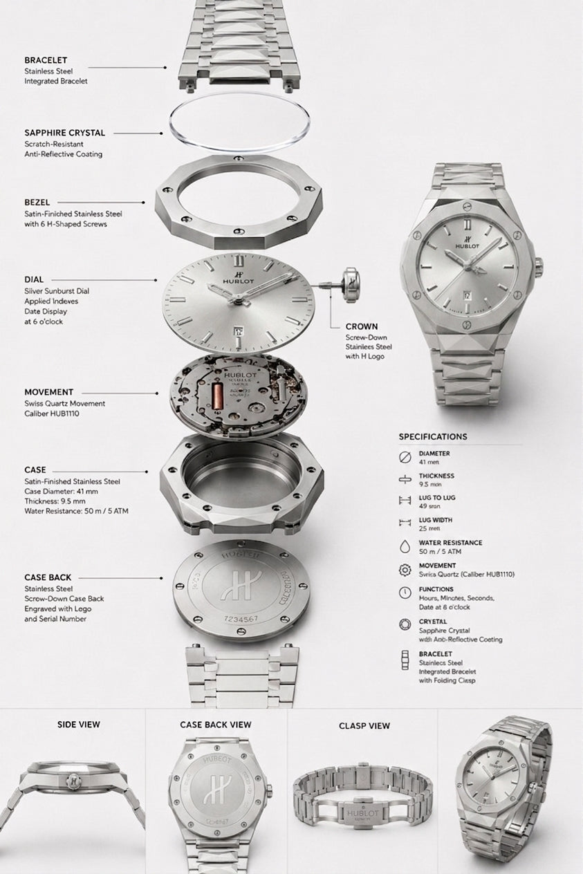 HUBLOT CLASSIC – Monochrome Edition