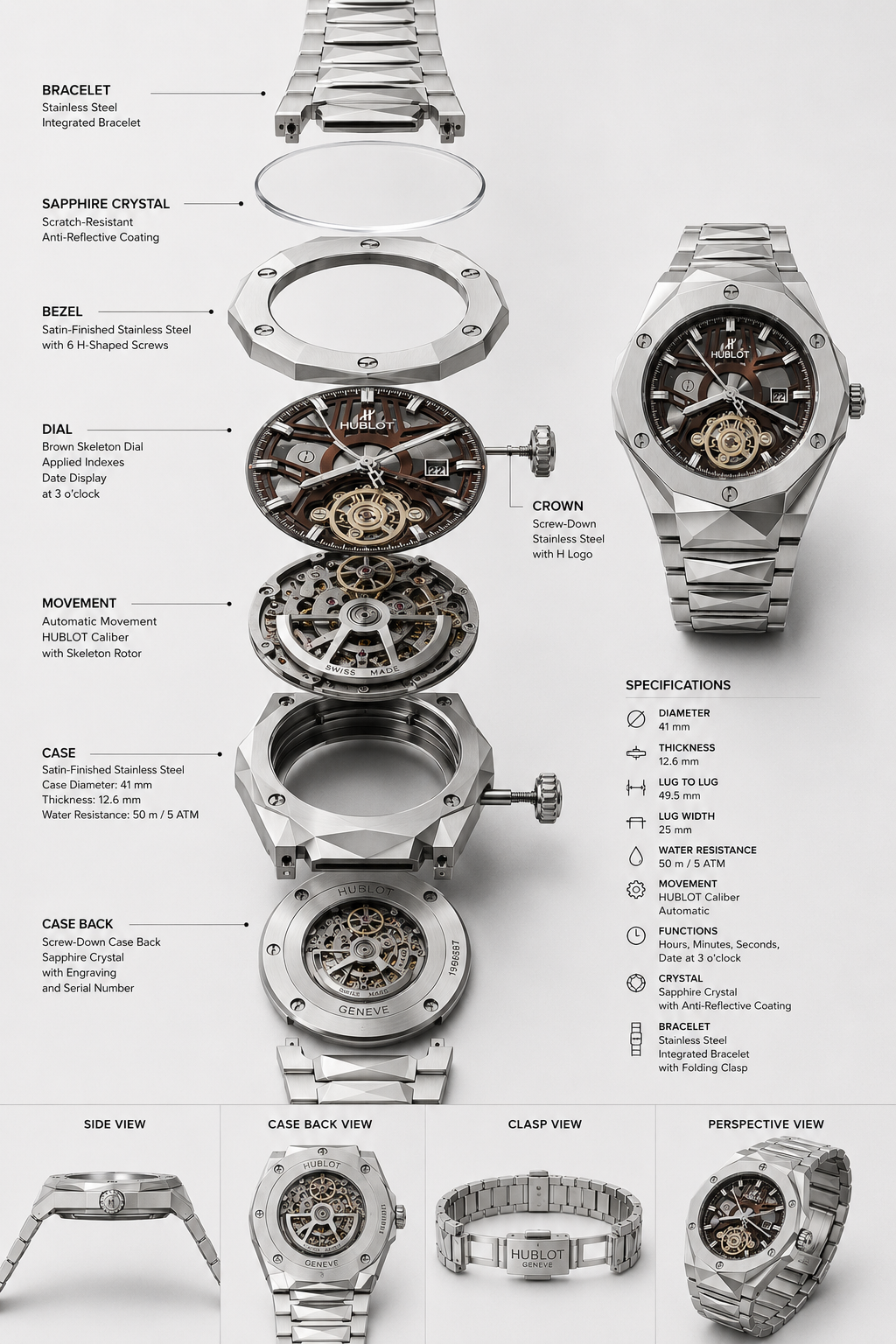 HUBLOT CLASSIC AEROFUSION – Openworked Edition